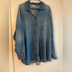 Chambray Boyfriend Shirt